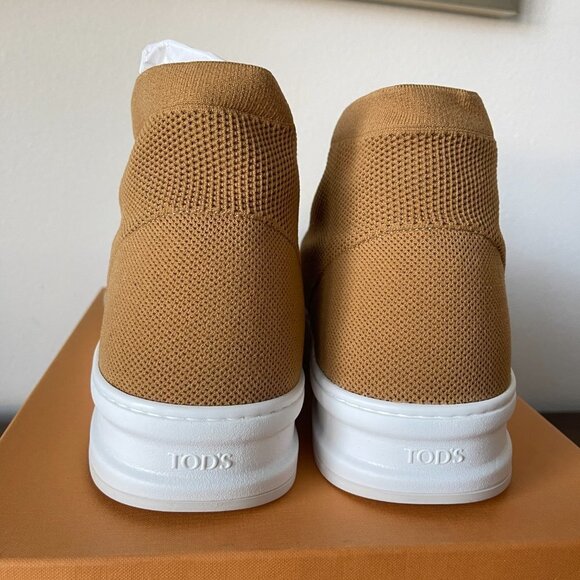 Tod's Men's High Top Knit Cassetta 79B Sneakers Shoes, XXM79B0CP20NH9S405, sizes - Picture 4 of 13